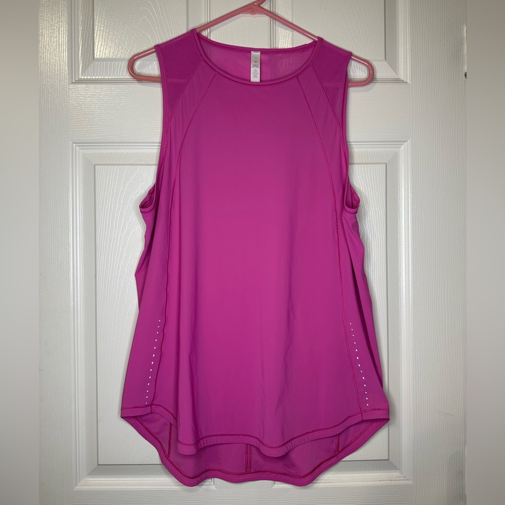 Lululemon vented sculpt tank top in Carnation Pink